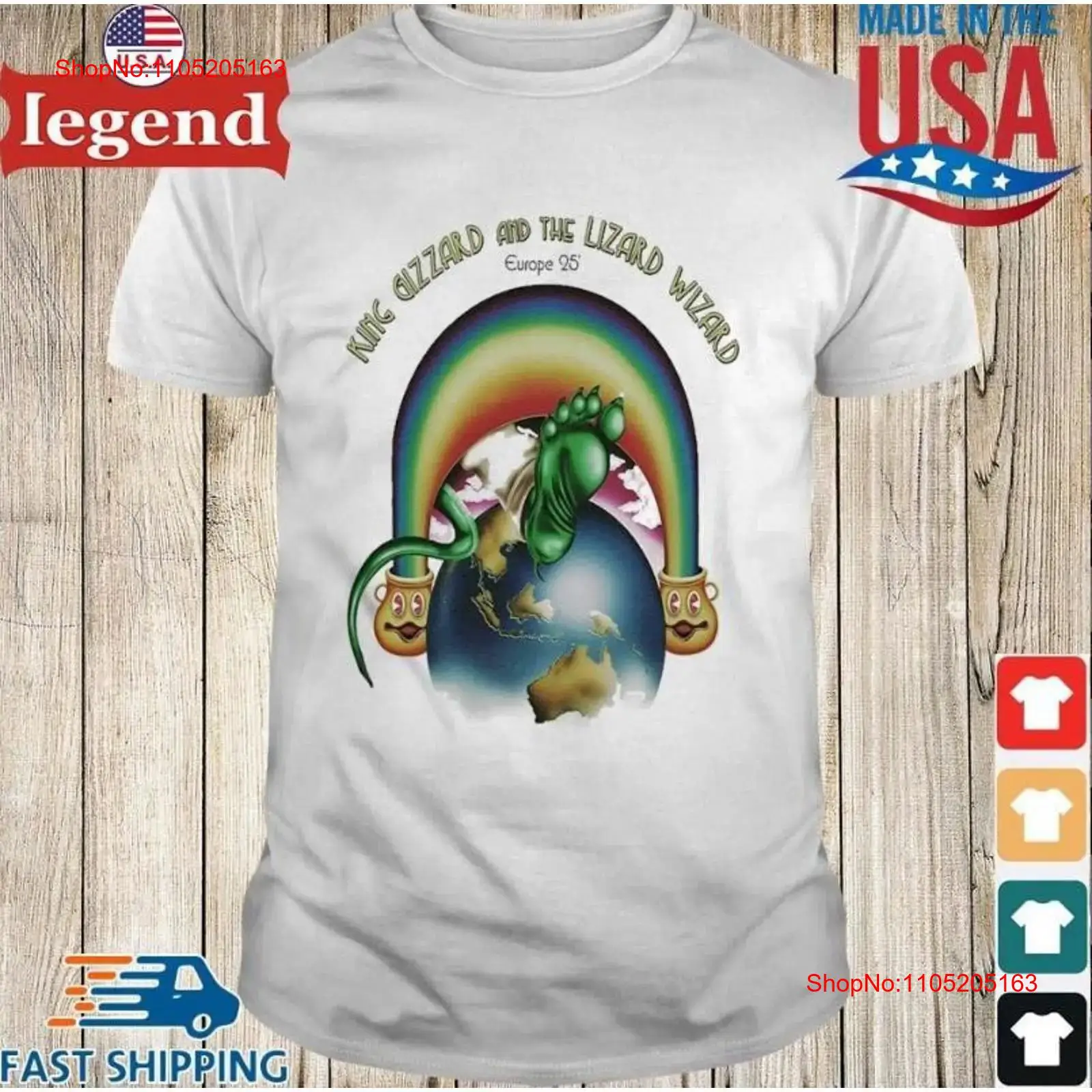 Men Fashion King - Koning Gizzard de Lizard Wizard Forest