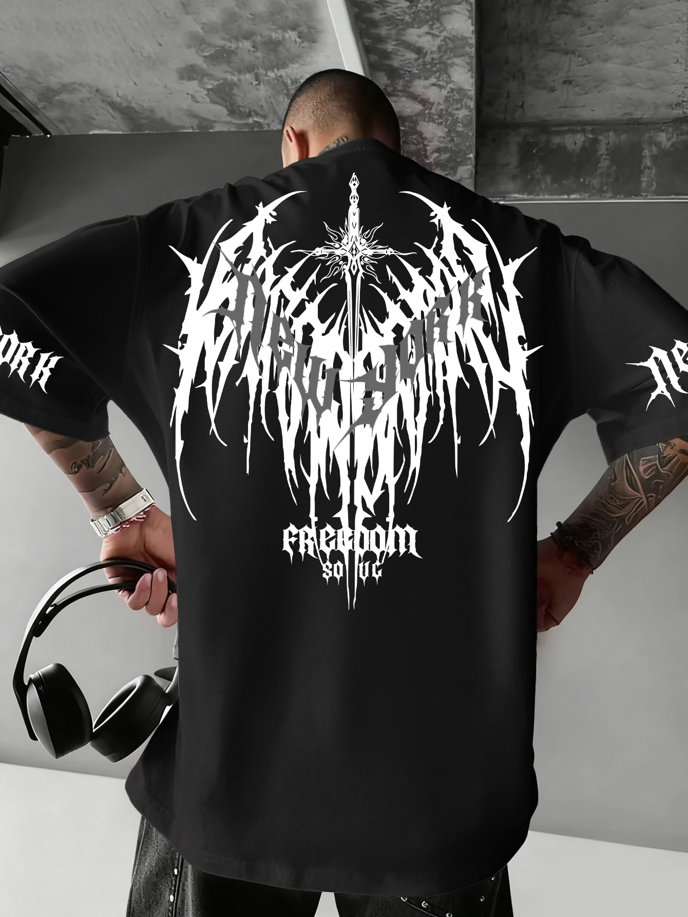York Men'S Fashion - Hiphop-T-shirt met korte mouwen voor heren,