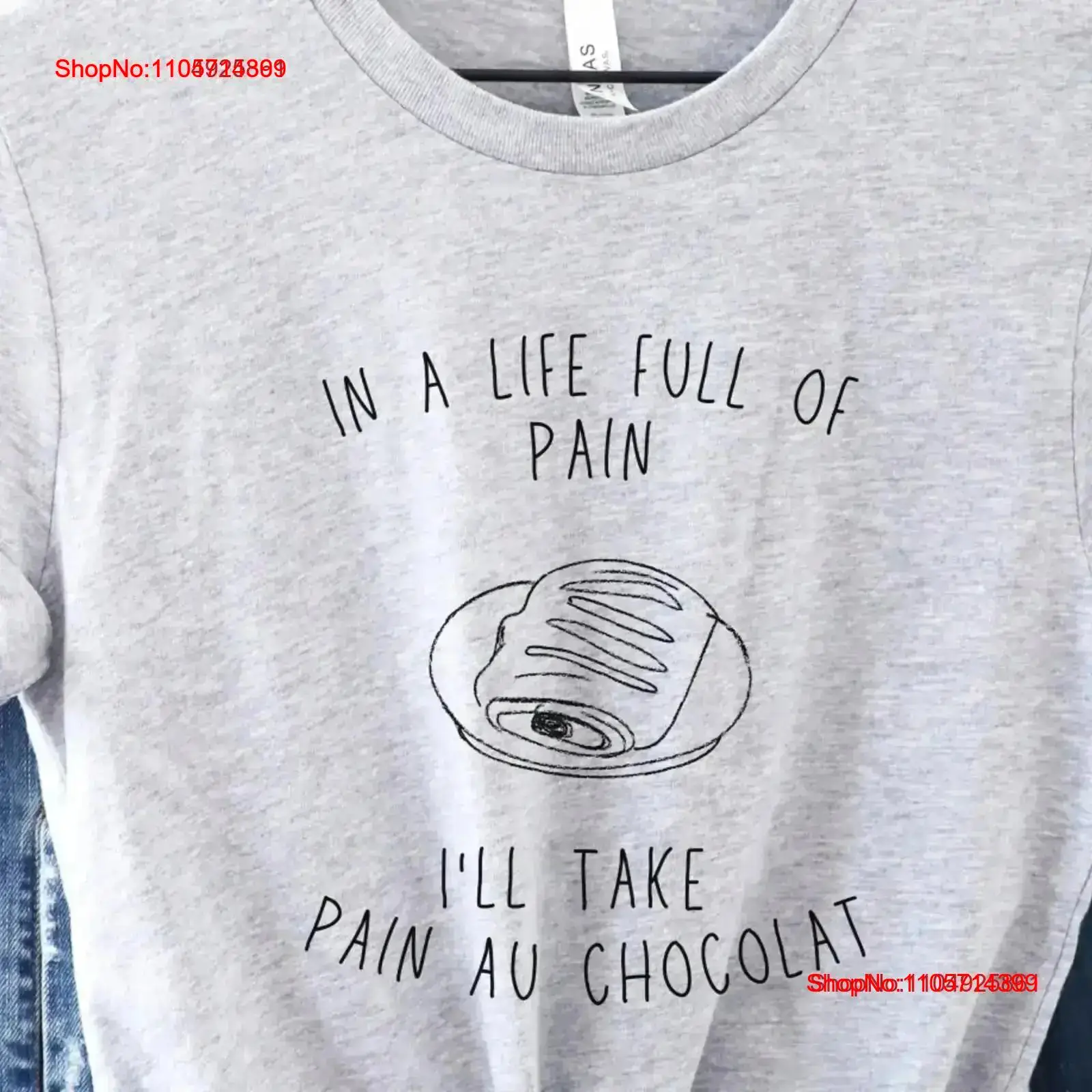 Men Fashion Pinterest - Croissant T-shirt de enige pijn die