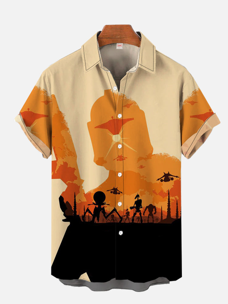 Men'S Fashion Lk - Nieuw herenoverhemd met korte mouwen, toekomstige