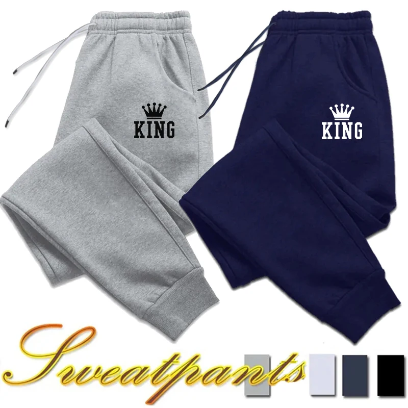 Men Fashion King - King Printing Heren Joggingbroek Casual Sportkleding