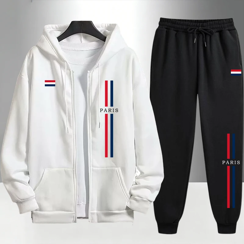 Paris Fashion Men - Parijse mode heren set met ritsjas