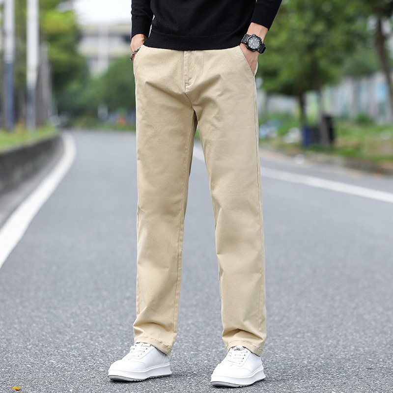 Chino Pants Men - Heren chino's met rechte pijpen, lage