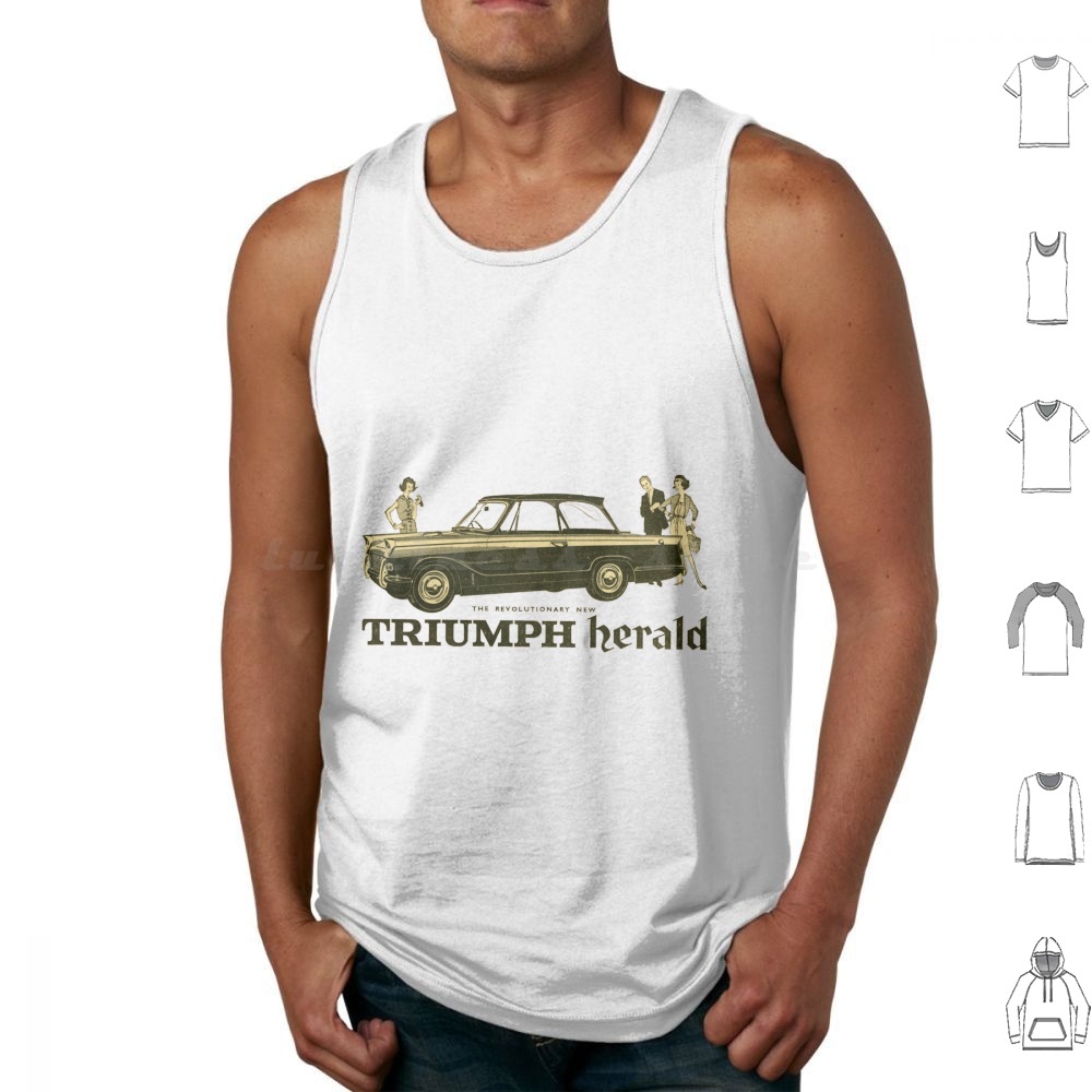 1950S Fashion Men'S - Engels beste sportwagen tanktops print katoen