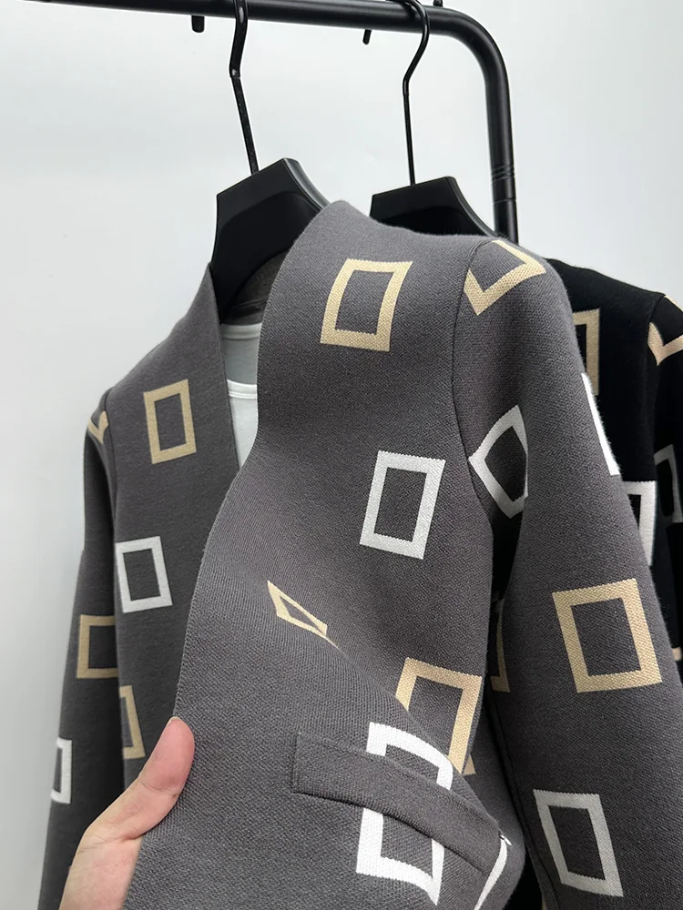 Men'S Fashion Zip Sweater - Luxe Kwaliteit Heren Designer Gebreid Vest