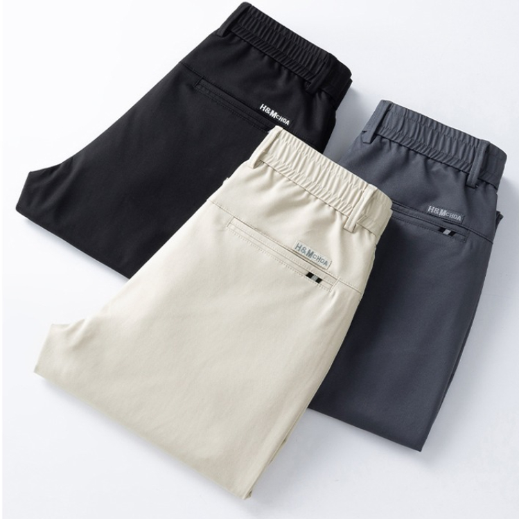 Chino Pants Men - Zomer dunne heren casual broek twill