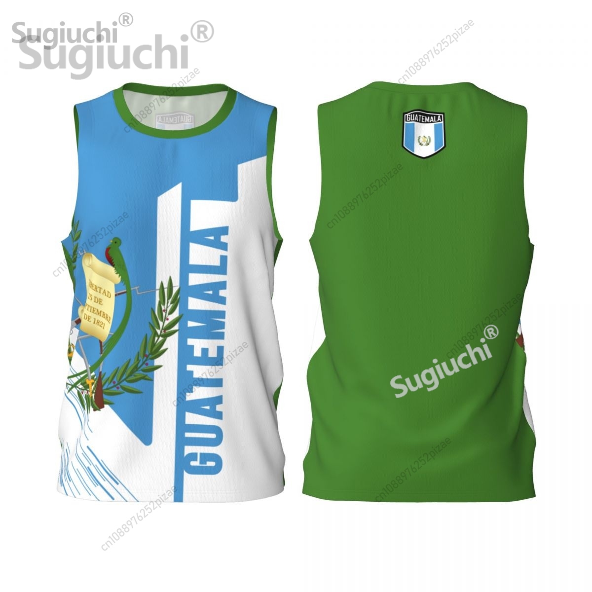 Men'S Fashion Guatemala - Aangepaste naamnummer Guatemala 3D vlag sport