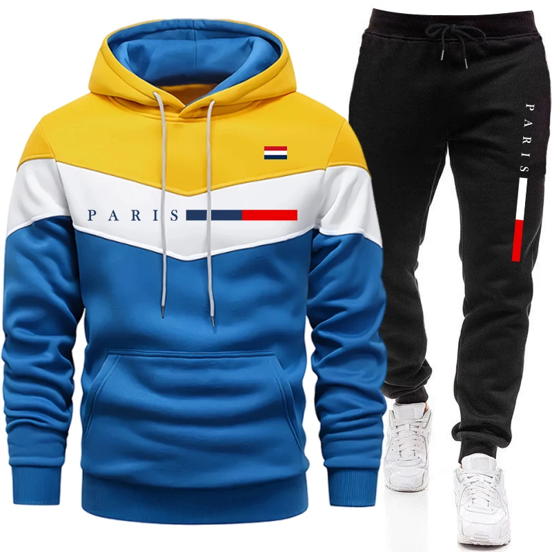Paris Fashion Men - Urban Casual Fashion Hoodie Sportkleding Parijs