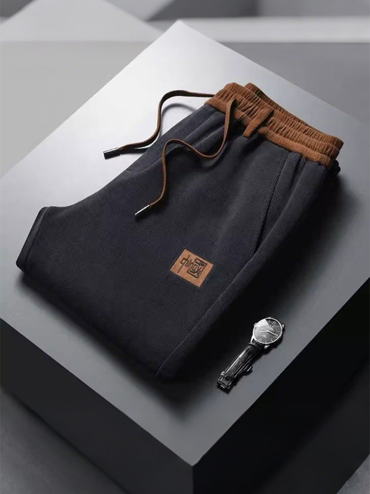 Chino Pants Men - Fleece dikkere winterchino broek heren corduroy