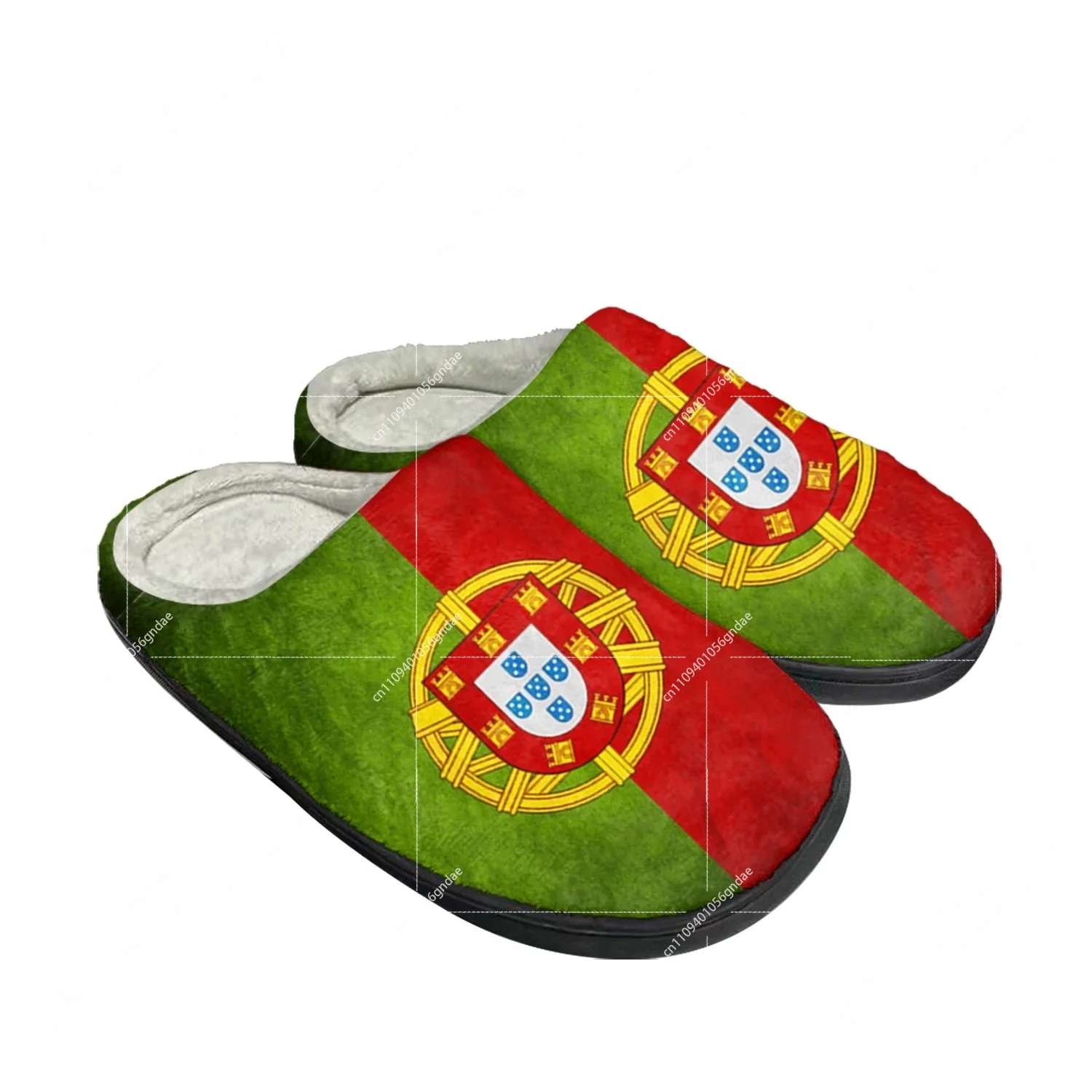 Men'S Fashion For 45 Years Old - Portugal Vlag Home Katoen Aangepaste Slippers