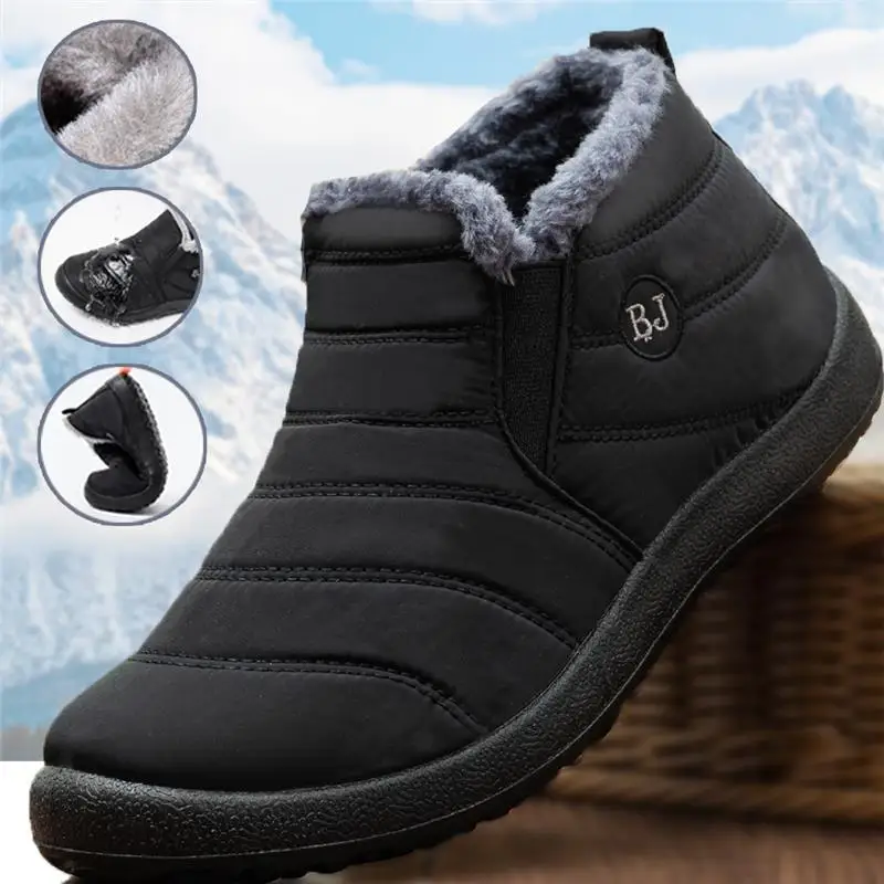 Men'S Fashion For 45 Years Old - Mode Heren Snowboots Enkelhoge Warme Schoenen