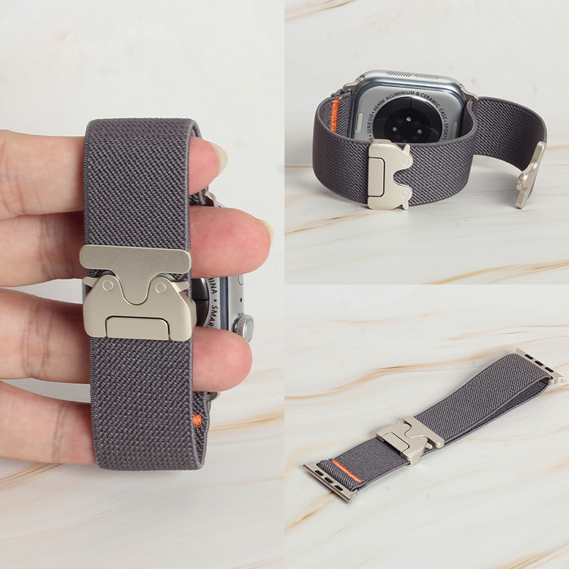 Men'S Fashion Websites - Mode-gekleurde oranje elastische nylon band met