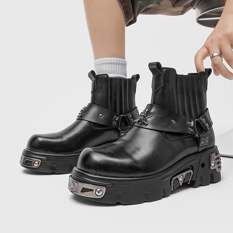 Paris Fashion Men - Nieuwe Designer Paris Trendy Punk Herenschoenen