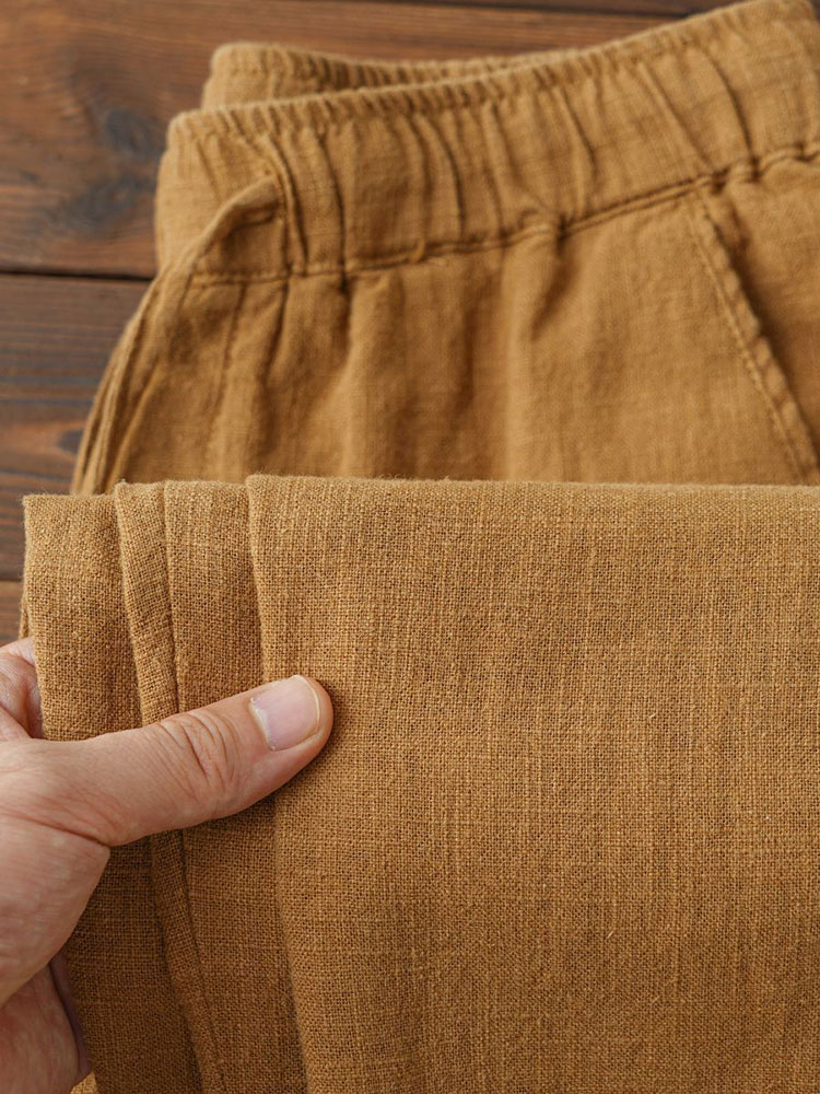 Chino Pants Men - Casual katoenen linnen chino broek heren