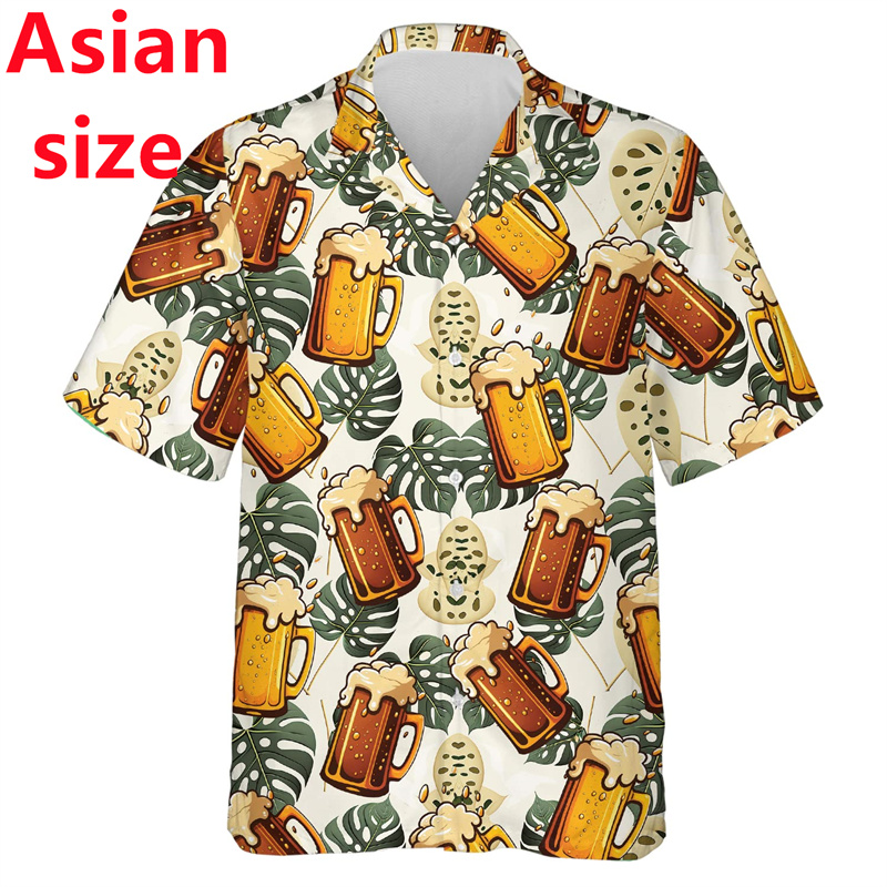 Men'S Fashion Lk - Nieuwe Bier Liefhebbers Shirts Voor Mannen