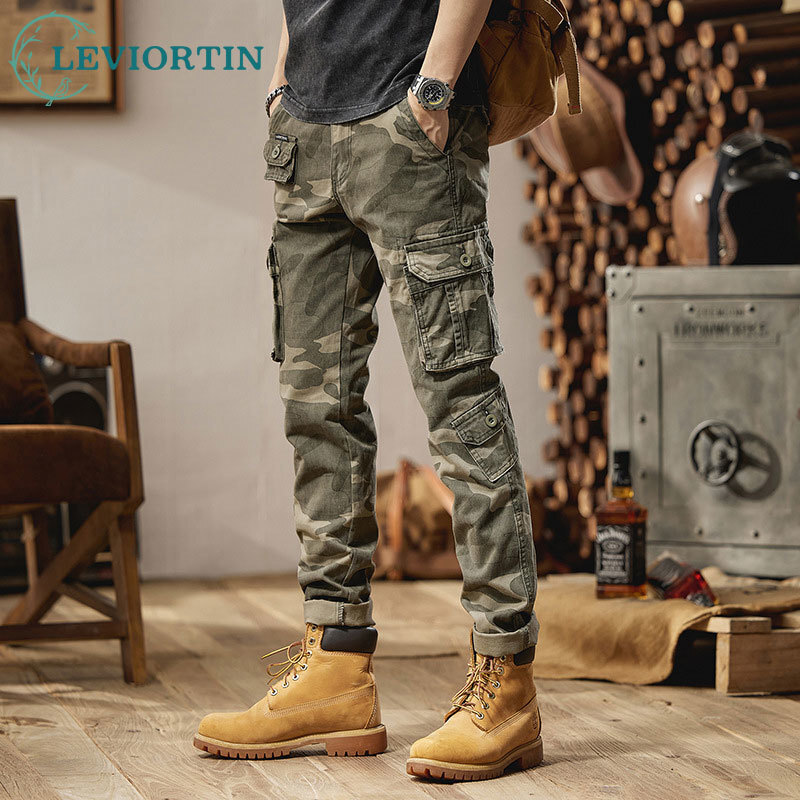Mens Fashion Camo Pants - 2025 Vier Seizoenen Herenmode Trendy Losse