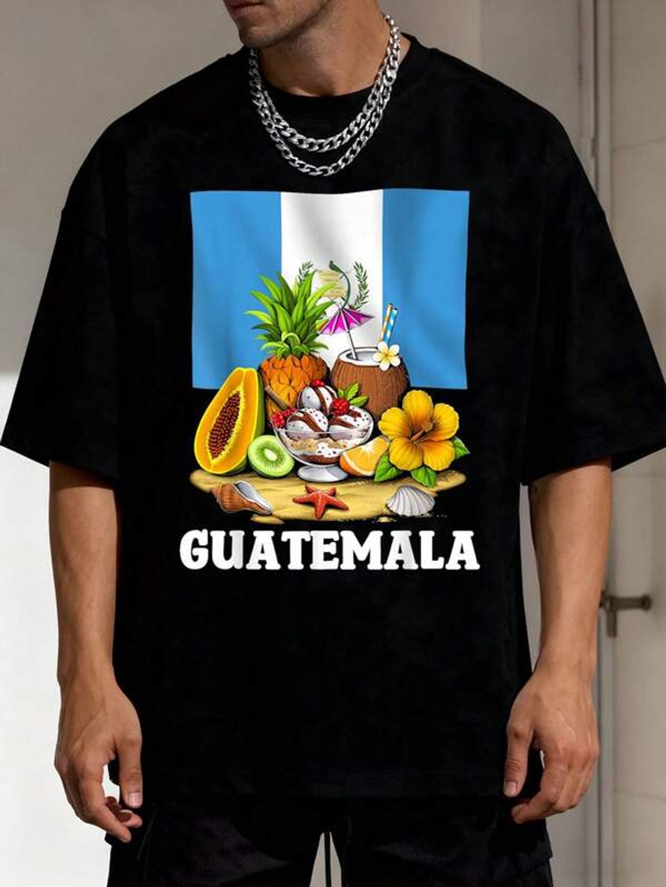 Men'S Fashion Guatemala - Guatemalteekse Guatemalteekse Roots Guatemala Reis-shirt Camisas