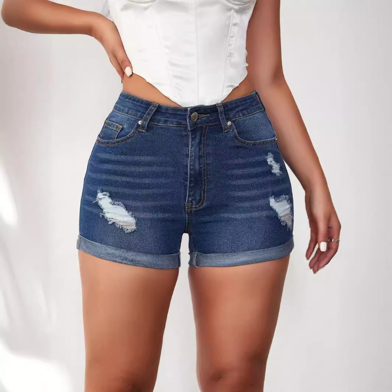 Skinny Jeans Ripped - Vrouwen Jeans Hoge Taille Broek Gescheurde