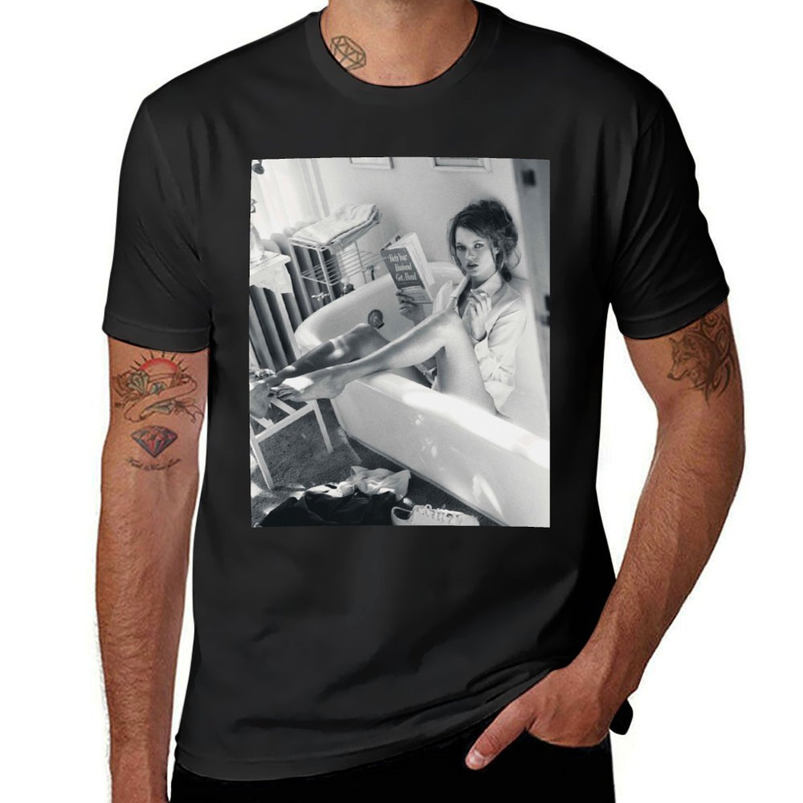 Men'S Fashion Editorial - KATE MOSS MODEFOTOGRAFIE Jaren 90 Zwart-wit