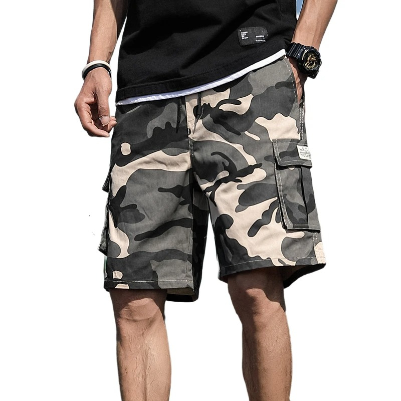 Nieuwe camouflage-cargoshorts  - Mens Fashion Camo Pants recensie en prijs