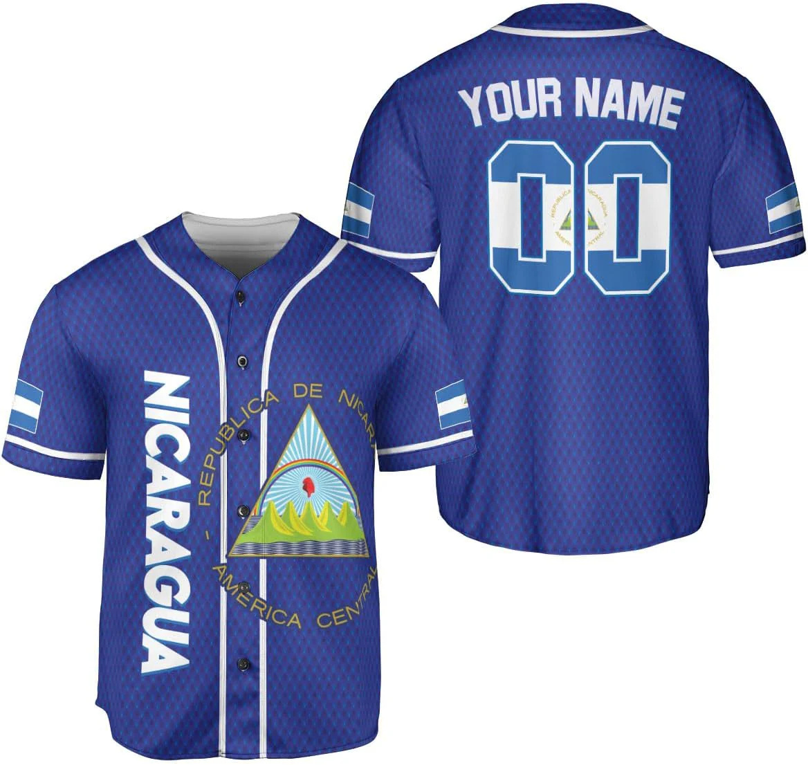 Gepersonaliseerde naam Nicarag - Mens Fashion Baseball Jersey recensie en prijs