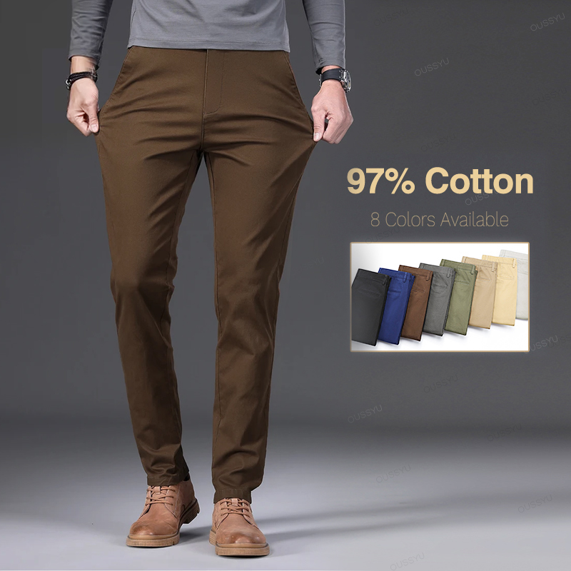 Goede kwaliteit 97% katoen her - Chino Pants Men recensie en prijs