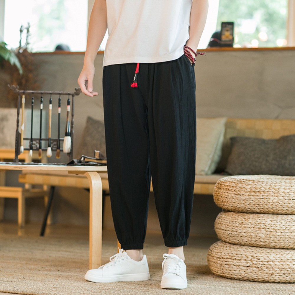 Heren katoenen en linnen harem - Chino Pants Men recensie en prijs