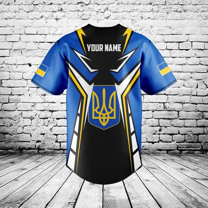 Aangepaste naam Oekraïne Shiel - Mens Fashion Baseball Jersey recensie en prijs