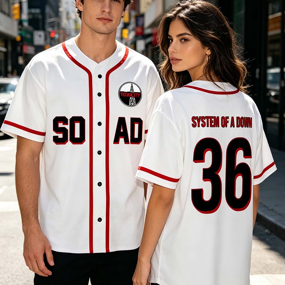 System of A Down Baseball Jers - Mens Fashion Baseball Jersey recensie en prijs