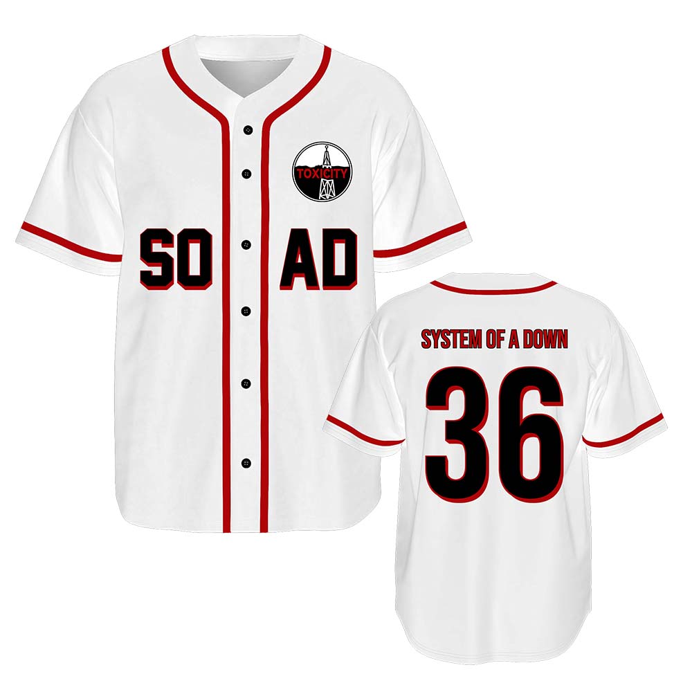 System of A Down Baseball Jers - Mens Fashion Baseball Jersey recensie en prijs
