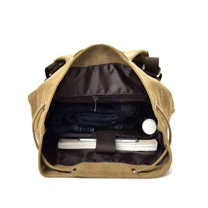 2026 Canvas rugzak met dubbele - Men'S Fashion Bag recensie en prijs