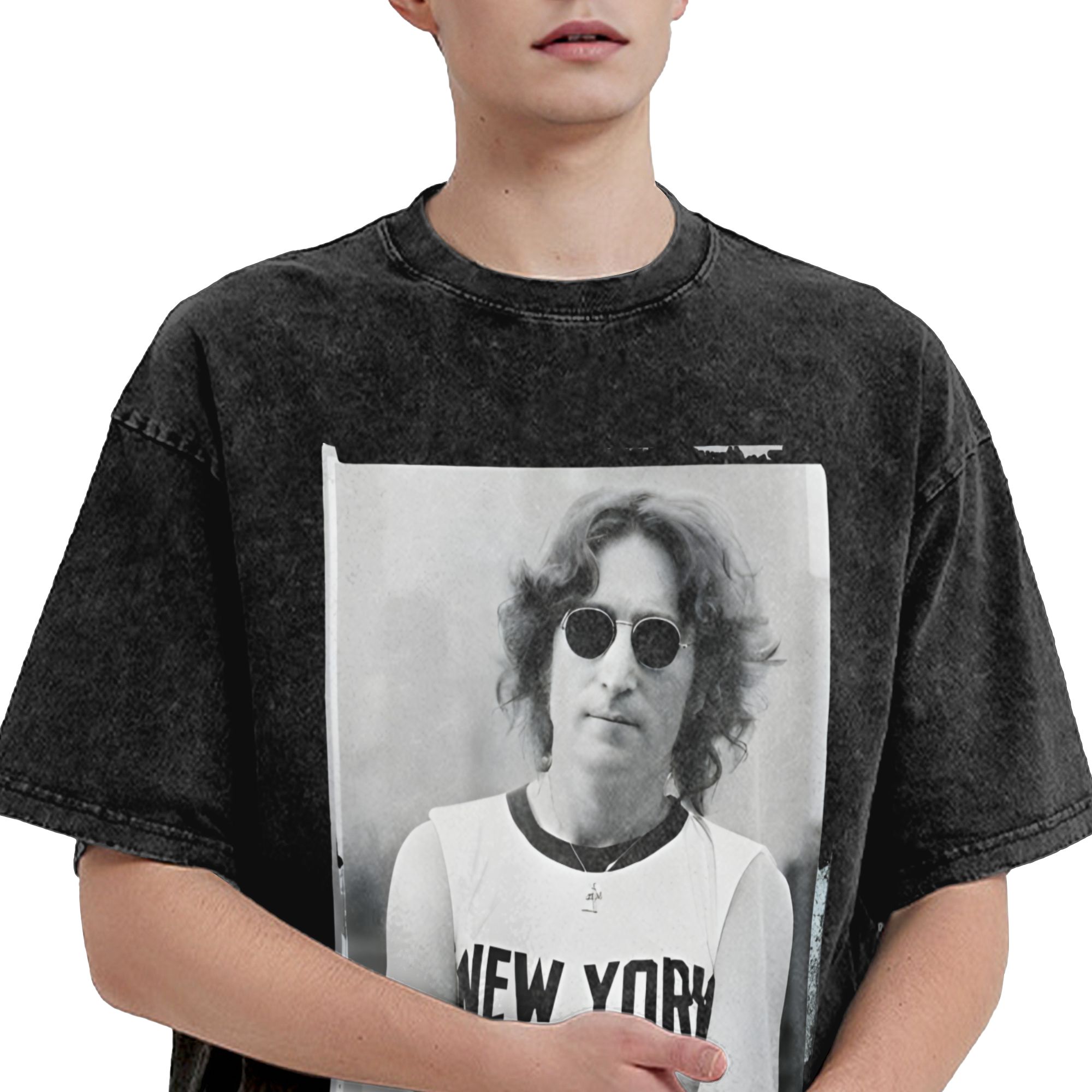 Harajuku gewassen shirt John L - York Men'S Fashion recensie en prijs