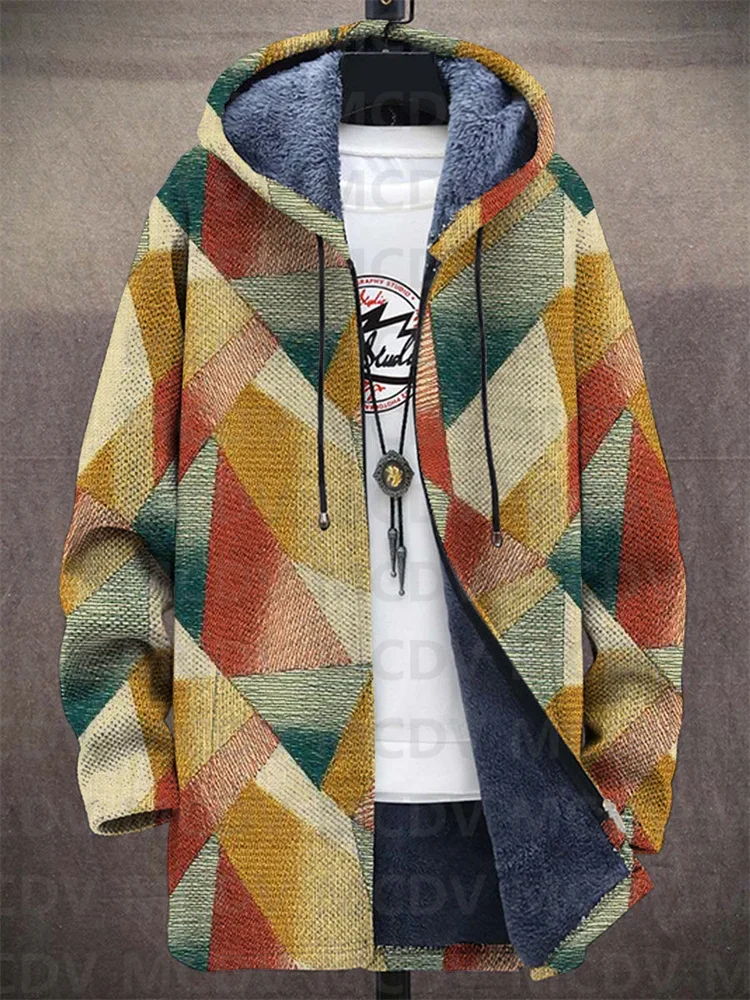 Unisex Retro Etnisch Patroon P - Men'S Fashion Zip Sweater recensie en prijs