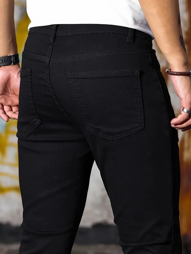 Heren Jeans Hemelsblauw Zwart  - Skinny Jeans Ripped recensie en prijs