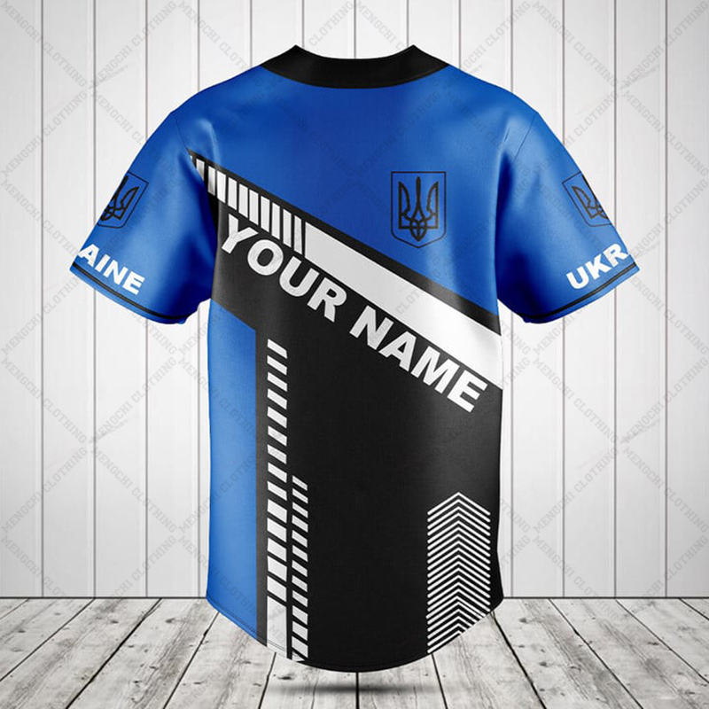 Aangepaste naam Oekraïne Shiel - Mens Fashion Baseball Jersey recensie en prijs