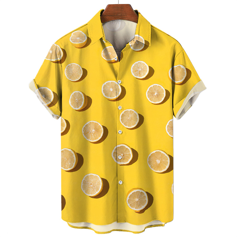 Mode 3D Print Citroen Oranje F - Men'S Fashion Lk recensie en prijs