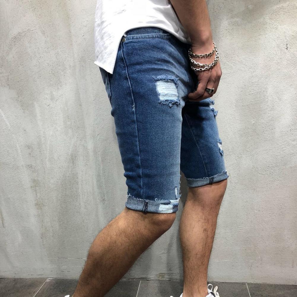 Mannen Korte Jeans Denim Strak - Skinny Jeans Ripped recensie en prijs