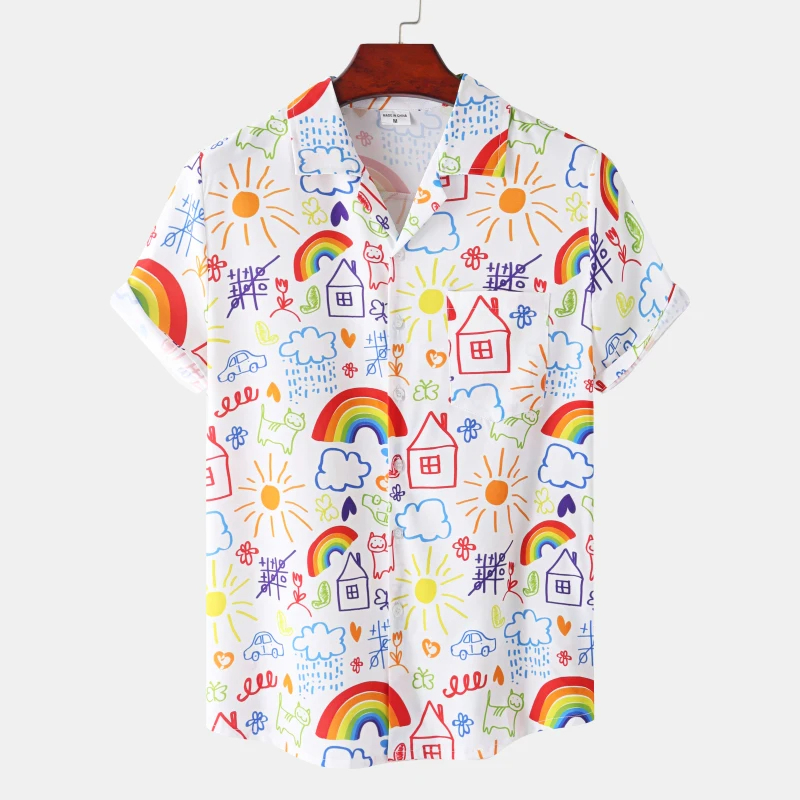 Zomer Regenboog Heren Roeping  - Men'S Fashion Lk recensie en prijs