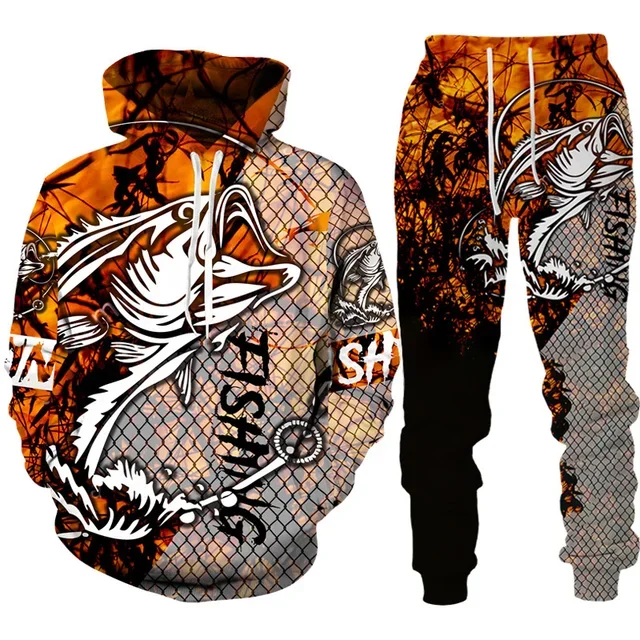 Nieuwigheid 3d Vis Bedrukt Man - Mens Fashion Camo Pants recensie en prijs