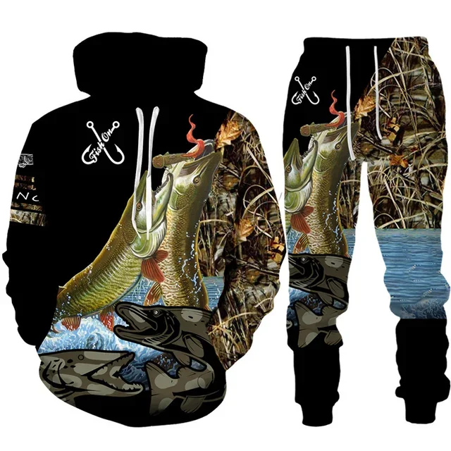 Nieuwigheid 3d Vis Bedrukt Man - Mens Fashion Camo Pants recensie en prijs