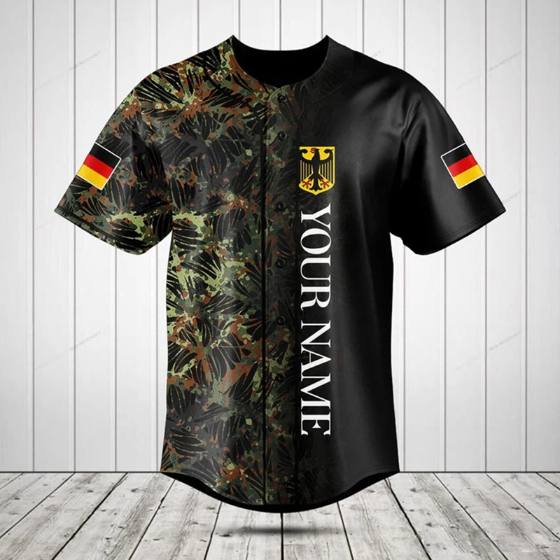 Gepersonaliseerde Duitsland Sh - Mens Fashion Baseball Jersey recensie en prijs