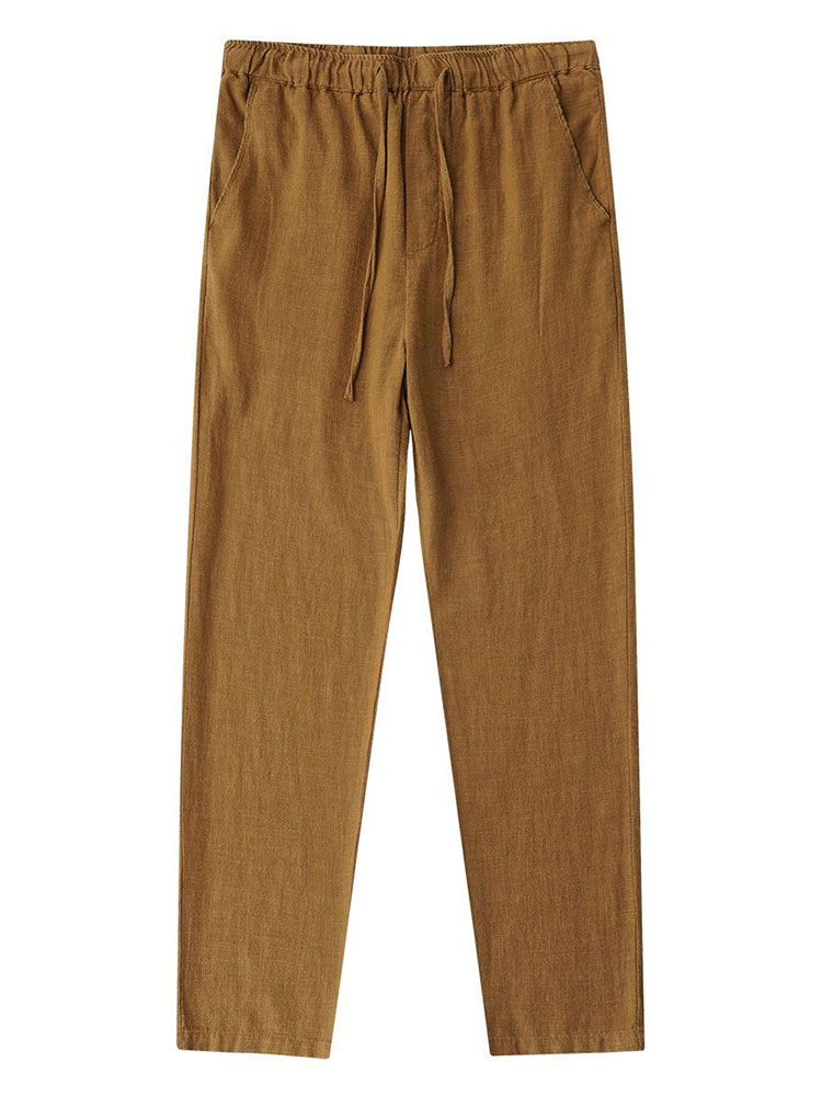 Casual katoenen linnen chino b - Chino Pants Men recensie en prijs