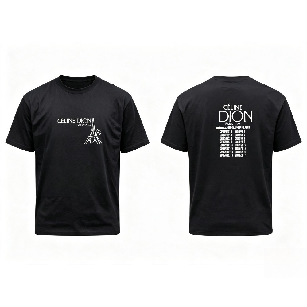 Celine Dion Paris 2026 Tour T- - Paris Fashion Men recensie en prijs