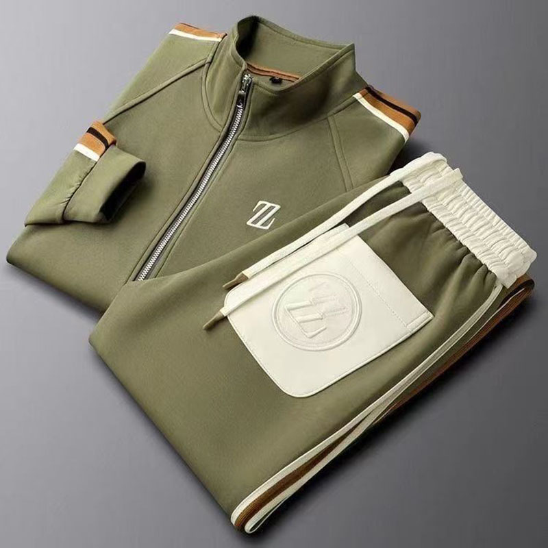 2026 heren trainingspak sportk - Men'S Fashion Zipper Jacket recensie en prijs